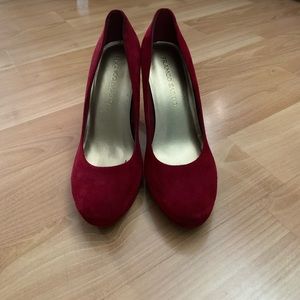 Red Franco Sarto pumps